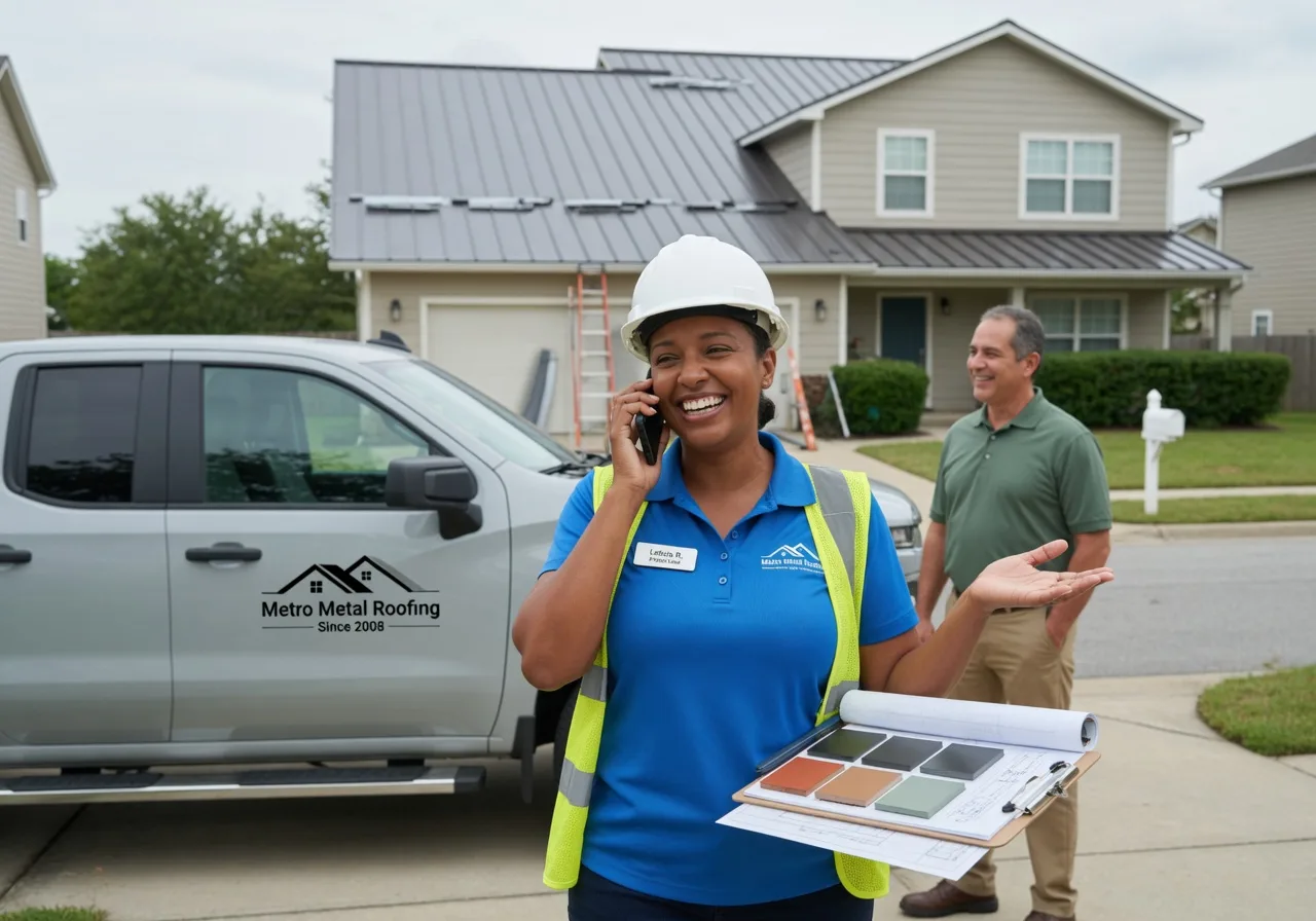 Storm Damage Metal Roof Repair in Kincheloe, MI